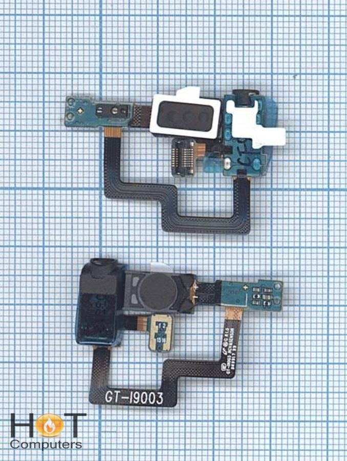 Шлейф для Samsung Galaxy S GT-i9003 с аудио разъемом и динамиком