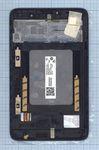 Модуль (матрица + тачскрин) для Lenovo A7-50 A3500 черный с синей рамкой