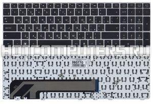 Клавиатура для ноутбука HP ProBook 4530s, 4535s, 4730s Series, p/n: NSK-CC0SV, 9Z.N6MSV.00R, 638179-251, черная c серой рамкой