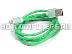 Кабель синхронизации USB - для Apple Lightning (зеленый, 100 см)