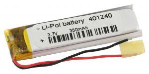 Аккумулятор Li-Pol (батарея) 4x13x45mm 2pin 3.7V/350mAh
