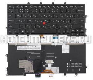 Клавиатура для ноутбука Lenovo IBM ThinkPad X240, X240S, X250, X260, X270 Series, черная с подсветкой
