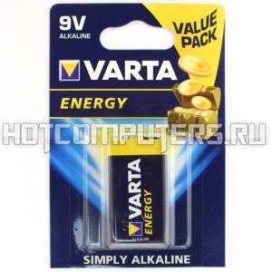 Батарейка щелочная VARTA 6LF22 (6LR61) Energy 9V (Крона)