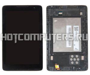 Модуль (матрица + тачскрин) для планшета Lenovo IdeaTab A5500 черный с рамкой