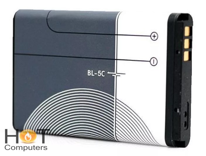 Аккумуляторная батарея BL-5C для телефона Nokia 1100/130/130 Dual/205/205 Dual/107 Dual/208/220/220 Dual/230