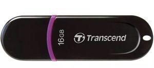 Флешка USB 16GB TRANSCEND черная