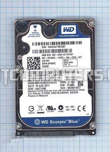 Жесткий диск Western Digital Blue 2.5', 500GB, SATA II, WD5000BPVT