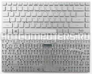 Клавиатура для ноутбука Acer Aspire 3830, 3830G, 3830T, 3830TG, 4830, 4830G, 4830T, 4830TG, 4755, 4755G Series, p/n: KBI140G260, MP-10K23U4-4421, PK130IO4C04, серебристая
