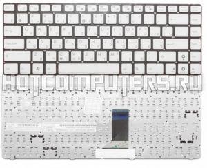 Клавиатура для ноутбука Asus A42, K42, U36 Series, p/n: NSK-UC60R, PK130J06A05, SG-47500-XAA, белая без рамки