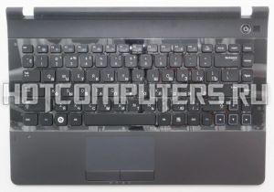 Клавиатура для ноутбука Samsung NP300E4A Series, p/n: BA59-03180C, BA75-03218C, BA75-03248C, черная с черным топкейсом