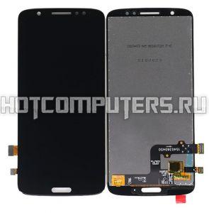 Модуль (матрица + тачскрин) для смартфона Motorola Moto G6 черный