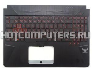 Клавиатура для ноутбука Asus FX505DY Series, p/n: 90NR01A2-R31RU0, черная c черным топкейсом