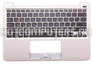 Клавиатура для ноутбука Asus EeeBook F205T, F205TA, X205T, X205TA Series, p/n: 90NL0733-R31RU0, 13NB0732AP0321, 39XK2TCJN20, черная с золотистым топкейсом