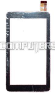 Сенсорное стекло (тачскрин) ZK-1275K для планшета Digma HIT, Explay HIT, Surfer 7.32, Surfer 7.34, Texet TM-7049, TM-7059 черный