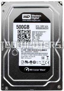 Жесткий диск Western Digital 3.5" HDD 500 Gb WD5003AZEX