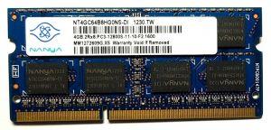 Модуль памяти Nanya 4GB SODIMM 2Rx8 PC3 1600