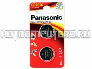 Батарейка литиевая Panasonic CR2016, CR2016BL2 (3V) 2 штуки