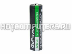 Аккумуляторная батарея GoPower 18650 (2200mAh) без защиты