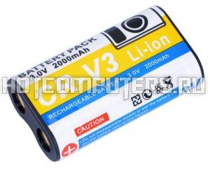 Аккумуляторная батарея CR-V3 для фотоаппарата Olympus C-160, 170, 180, 220Z, 310Z, 315Z, 350UZ, 360Z, 370Z, 460Z, 480Z, 500Z, 55Z, 720UZ, 725UZ, 740UZ