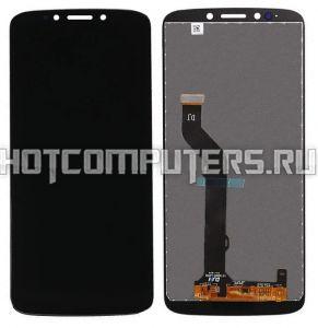 Модуль (матрица + тачскрин) для смартфона Motorola Moto E5 черный
