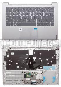 Клавиатура для ноутбука IdeaPad Lenovo S340-14IWL, S340-14IML Series, p/n: 5CB0S18404, черная с серебристым топкейсом