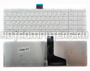 Клавиатура для ноутбука Toshiba Satellite C55, C55D, C55D-A Series, p/n: NSK-TVPSU, 9Z.N7USU.P0R, 0KN0-CK3RU13, белая