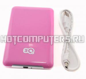 Внешний Box 3Q 2.5" для жестких дисков (3QHDD-U275-PS) USB 2.0 розовый с серебром