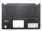 Клавиатура для ноутбука Asus X570UD, X570ZD, FX570U, FX570UD черная c черным топкейсом
