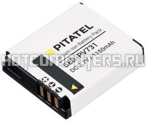 Аккумуляторная батарея Pitatel SEB-PV731 для фотоаппарата FujiFilm FinePix F20, F40, F45, F47, Leica C-Lux 1, D-Lux 2, 3, 4 (CGA-S005E, NP-70, BP-DP60, DB-60, DB-65) 1150mAh