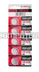 Батарейка Maxell MAXCR1620-K (CR1620) 3V 5шт.