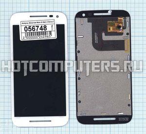 Модуль (матрица + тачскрин) для Motorola Moto G Gen.3 белый, Диагональ 5, 1280x720 (SD+)