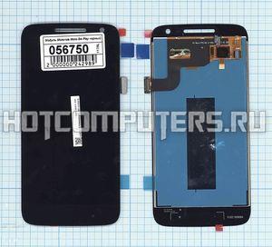 Модуль (матрица + тачскрин) для Motorola Moto G4 Play черный, Диагональ 5, 1280x720 (SD+)