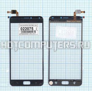 Сенсорное стекло (тачскрин) для Asus ZenFone 4 Max ZC554KL черное, Диагональ 5.5