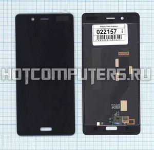 Модуль (матрица + тачскрин) для Nokia 8 черный, Диагональ 5.3, 2560x1440 (WQHD)