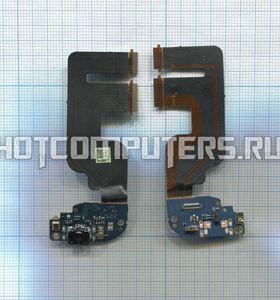 Разъем Micro USB для HTC One Mini 2 (плата с системным разъемом, микрофоном и шлейфом)