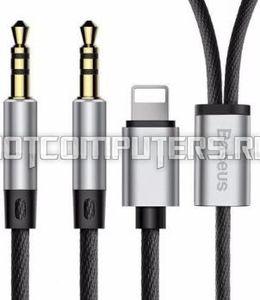 Кабель Baseus L33 для Apple+3.5 mm to 3.5 mm AUX Audio Cable Black 1,2m Premium
