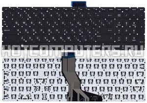Клавиатура для ноутбука HP 15-dw черная с подсветкой