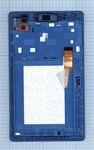 Модуль (матрица + тачскрин) для Lenovo Tab 3 TB3-710 Essential 710L черный с голубой рамкой