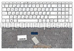 Клавиатура для ноутбука HP 15-db000 Series, p/n: NSK-XN9BC, 9Z.NEZBC.900, PK132891B11, белая