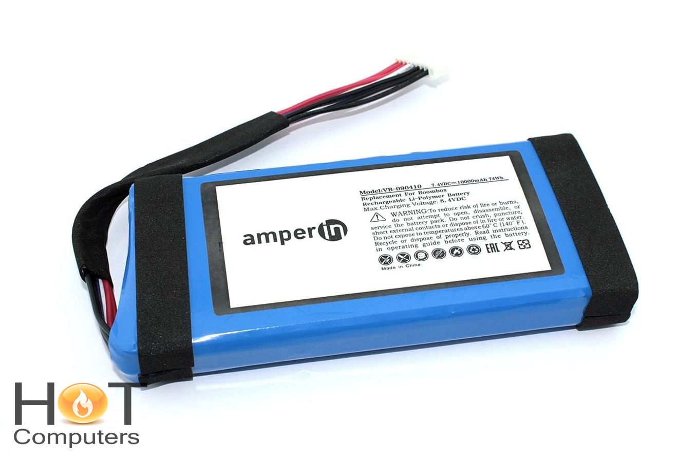 Аккумуляторная батарея Amperin для JBL Boombox 7.4V 10000mAh 74.00Wh