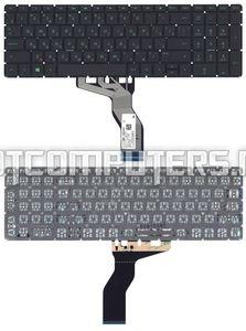 Клавиатура для ноутбука HP 15-BS, 15-BW, 15-ra000, 15-rb000, 15-br000, 17-ak000, 17-bs000 Series, p/n: 925008-001, черная с поддержкой зеленой подсветки