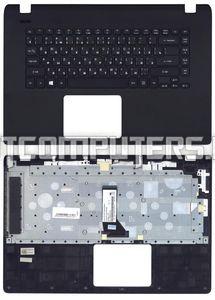Клавиатура для ноутбука Acer Aspire ES1-511 Series, p/n: 60.Y4UN2.010, черная с черным топкейсом
