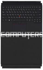 Клавиатура для Lenovo ThinkPad X1 Tablet G3 Series, p/n: 01HX869, 01AW851, черная с черным топкейсом и со стиком