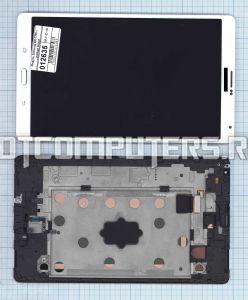 Модуль (матрица + тачскрин) для Samsung Galaxy Tab S 8.4 SM-T700 с рамкой белый, Диагональ 8.4, 2560x1600