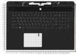 Клавиатура для ноутбука Dell G7 7790 17-7790 черная с подсветкой топ-панель