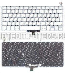 Клавиатура для ноутбука Apple MacBook A1181 13.3" (Intel), белая, Г-образный Enter