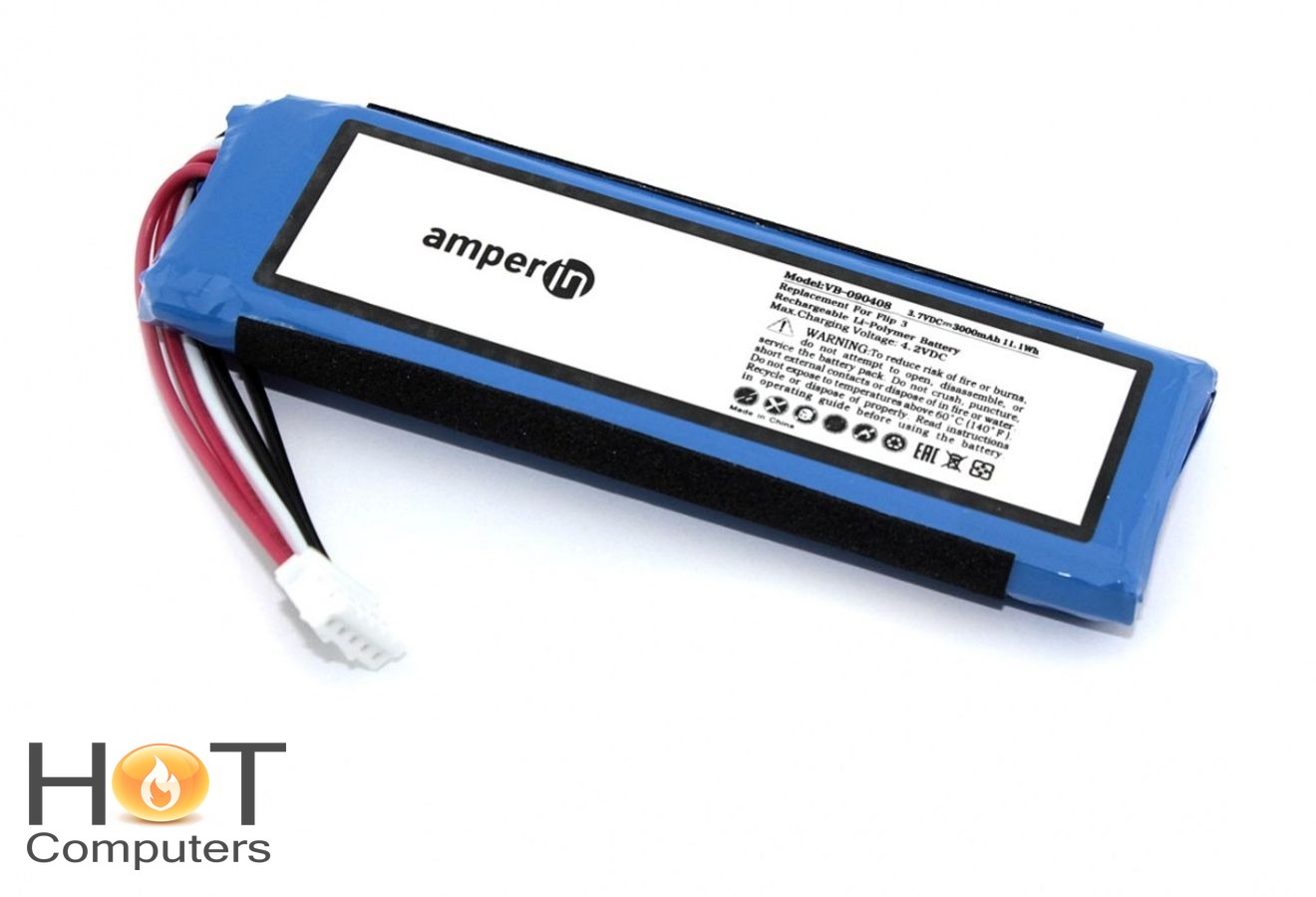 Аккумуляторная батарея Amperin для JBL Flip 3 3.7V 3000mAh 11.10Wh