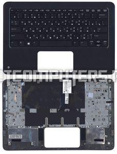 Клавиатура для ноутбука HP ProBook X360 11 G1 EE, G2 EE Series, p/n: 918554-001, черная с черным топкейсом