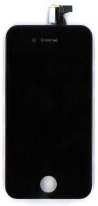 Модуль (матрица + тачскрин) для смартфона Apple iPhone 4 черный, Premium