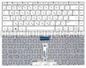 Клавиатура для ноутбука HP 14-bp000, 14-BS, 14-BR, 14-BF, 14-BK Series, белая